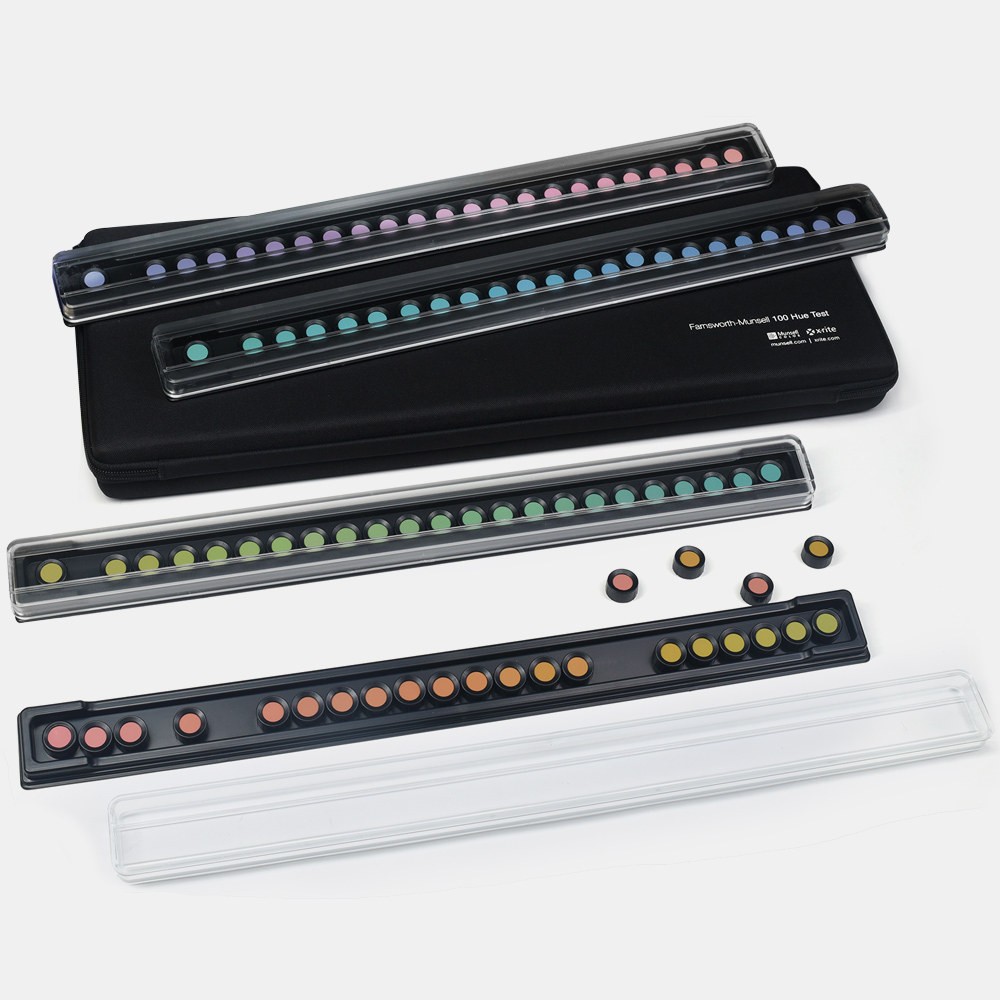 MUNSELL色相測試色棋 孟塞爾色彩視覺100檢測系統(tǒng)