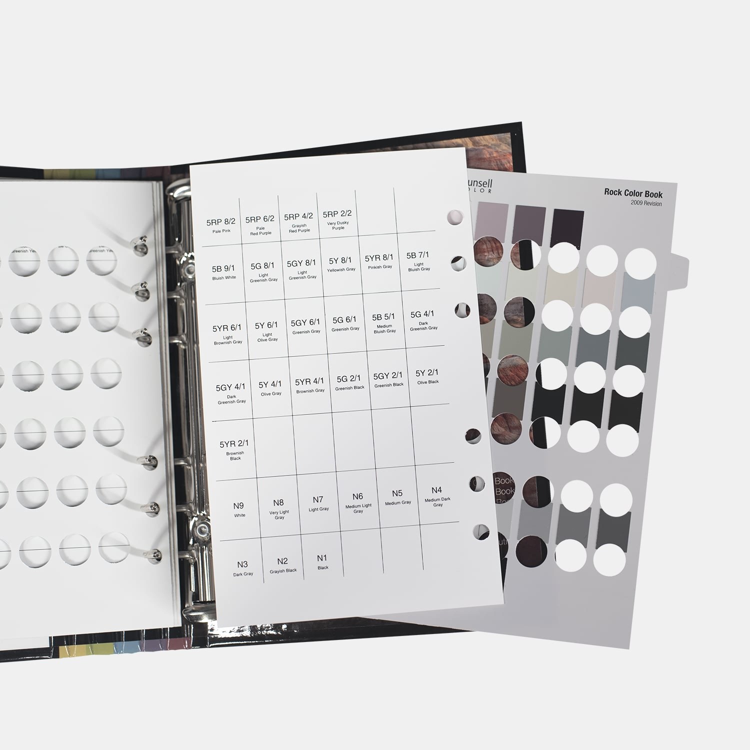 孟塞爾巖石色彩圖表