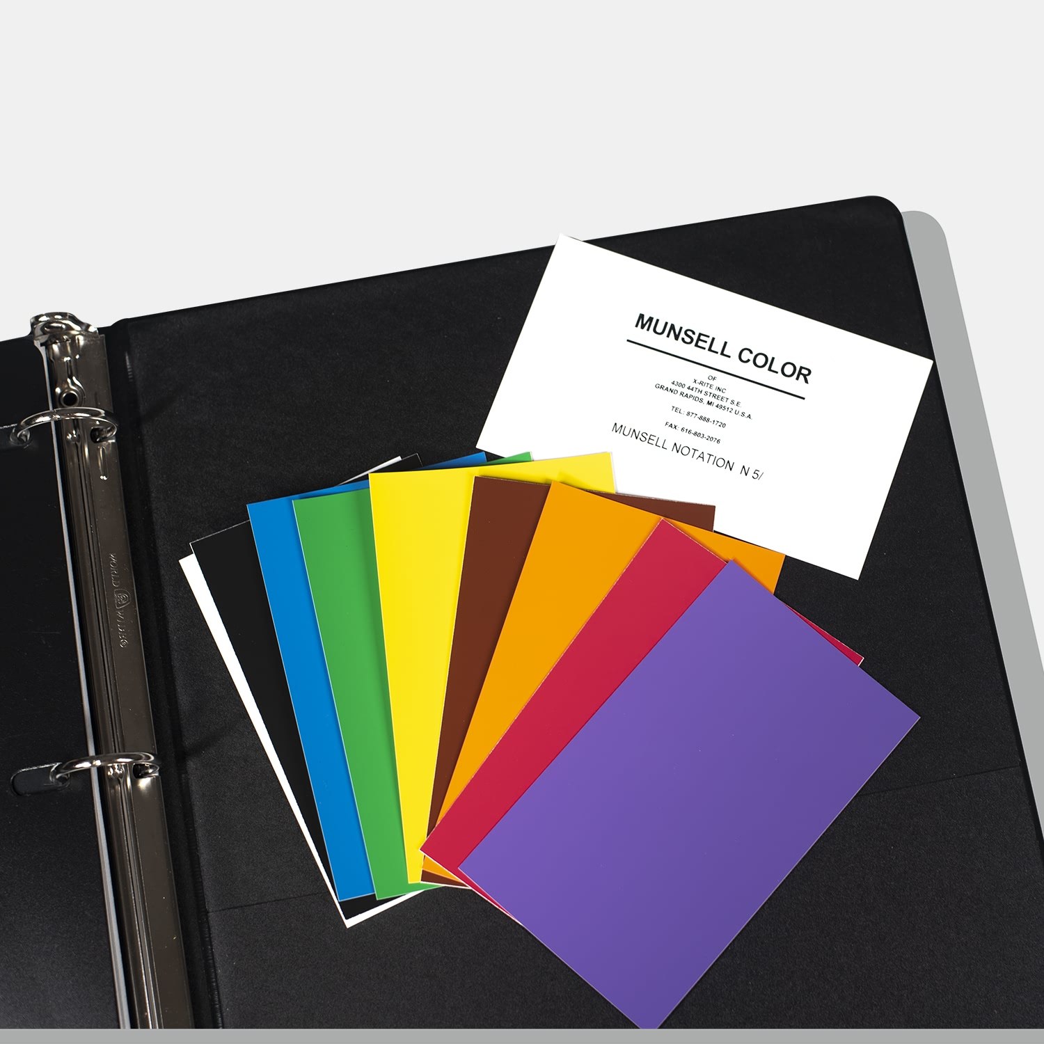 Munsell孟塞爾電子工業(yè)聯(lián)合會(huì)標(biāo)準(zhǔn)色卡