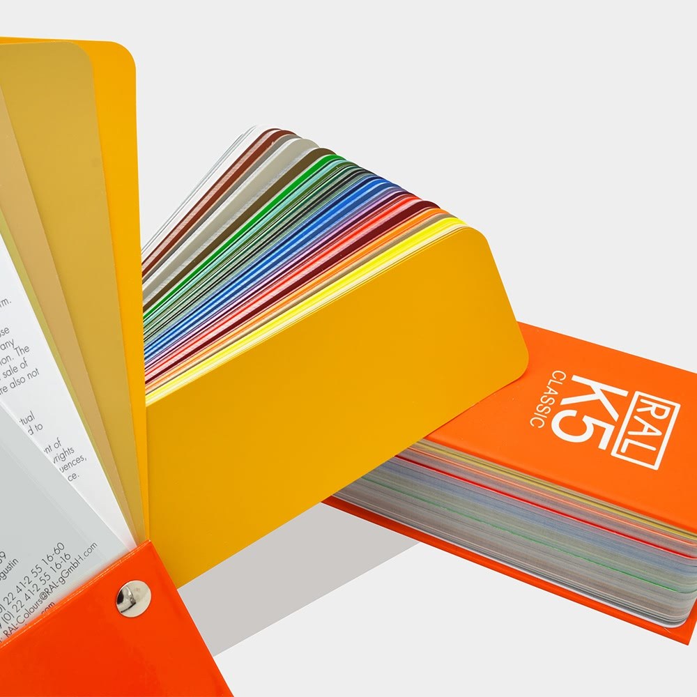 RAL勞爾K5色卡扇形版（高光版本）