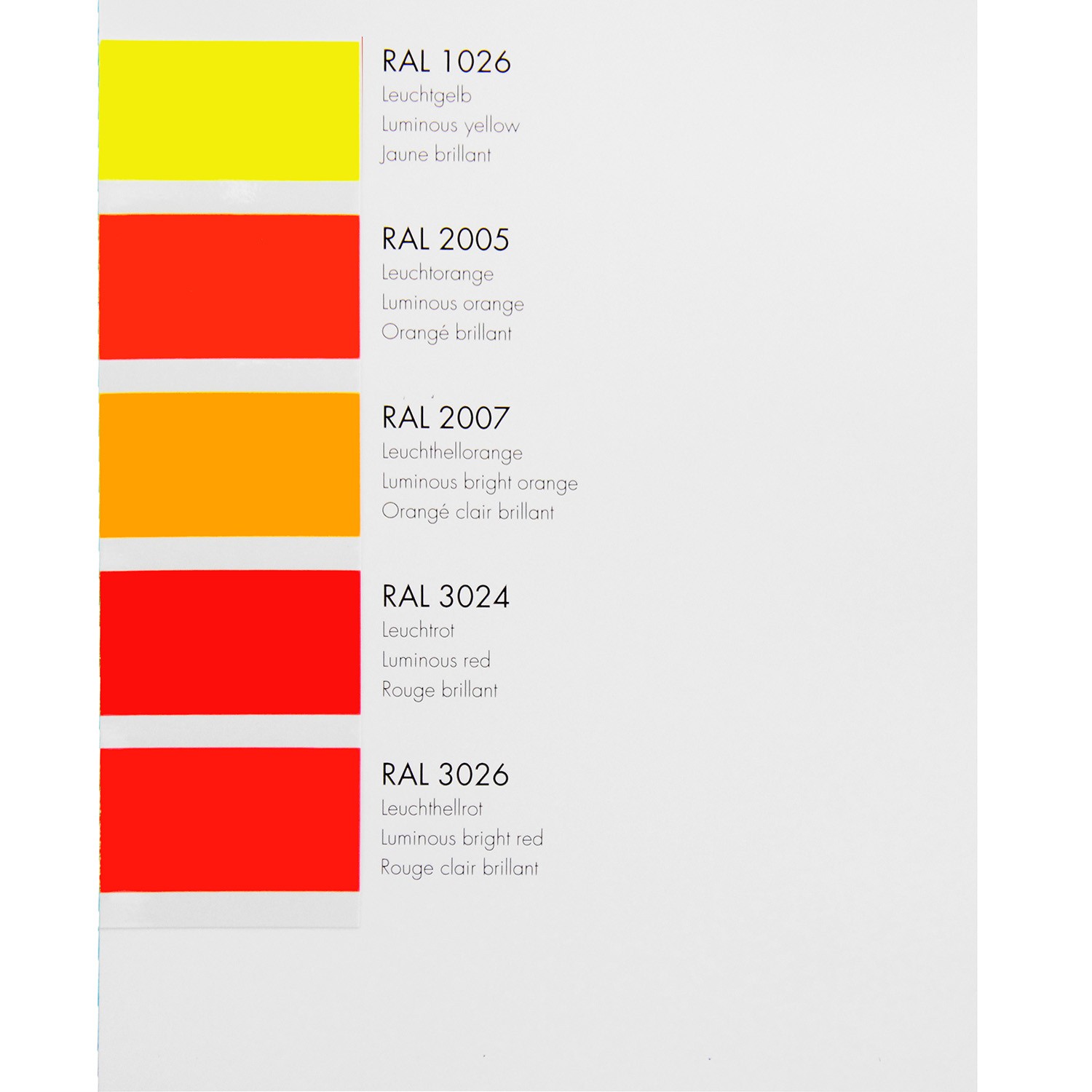 RAL勞爾色卡 K1色彩工具