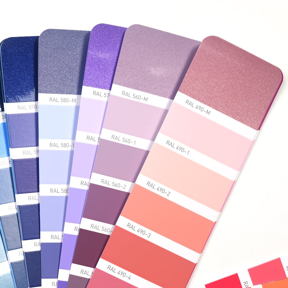 2021新版RAL勞爾色卡E3實色/金屬色 490種顏色 70種閃光金屬色、420種水性純色