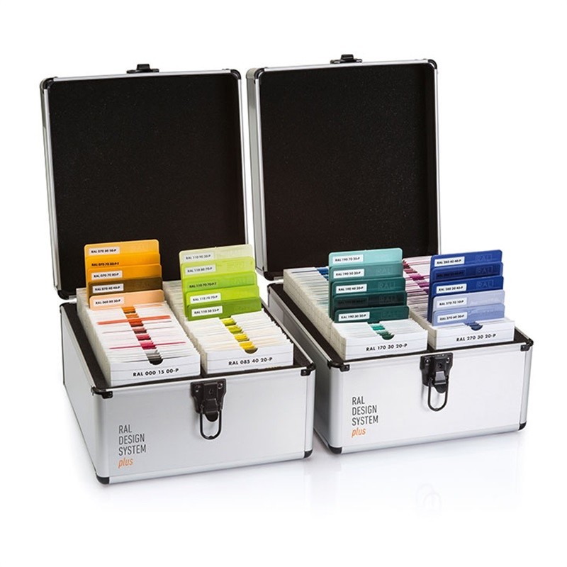 德國(guó)RAL勞爾色卡P2透明+不透明塑膠色卡套裝