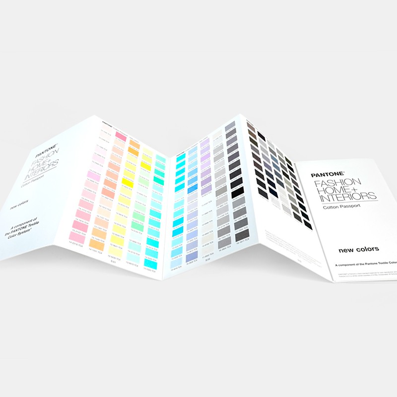 2024新版PANTONE TCX色卡棉布版通行證175種新增色獨立補充頁