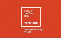 PANTONE通2012年度色：橘紅色（17-1463）