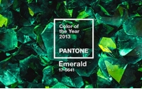 PANTONE2013年度色：翡翠綠（17-5641）
