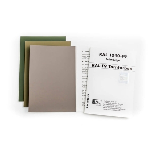 德國勞爾RAL色卡 F9軍工迷彩色系