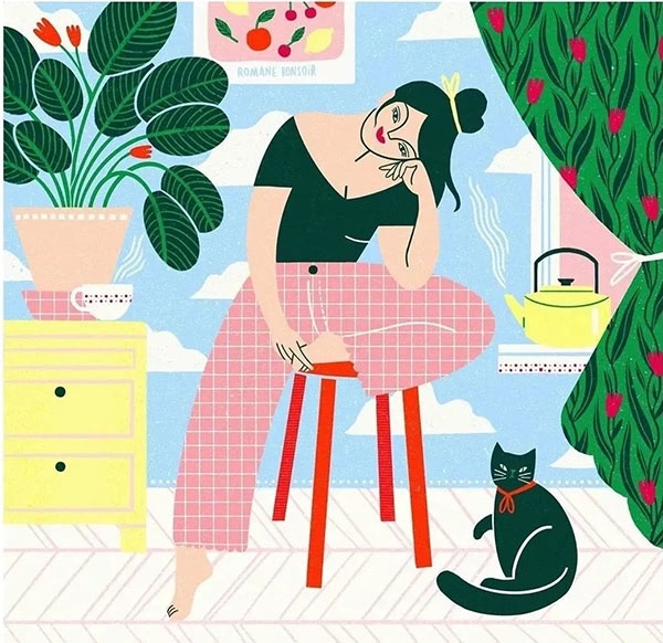 不想用莫蘭迪、馬卡龍以及波普，不妨考慮這些同樣高級(jí)的配色(圖6)