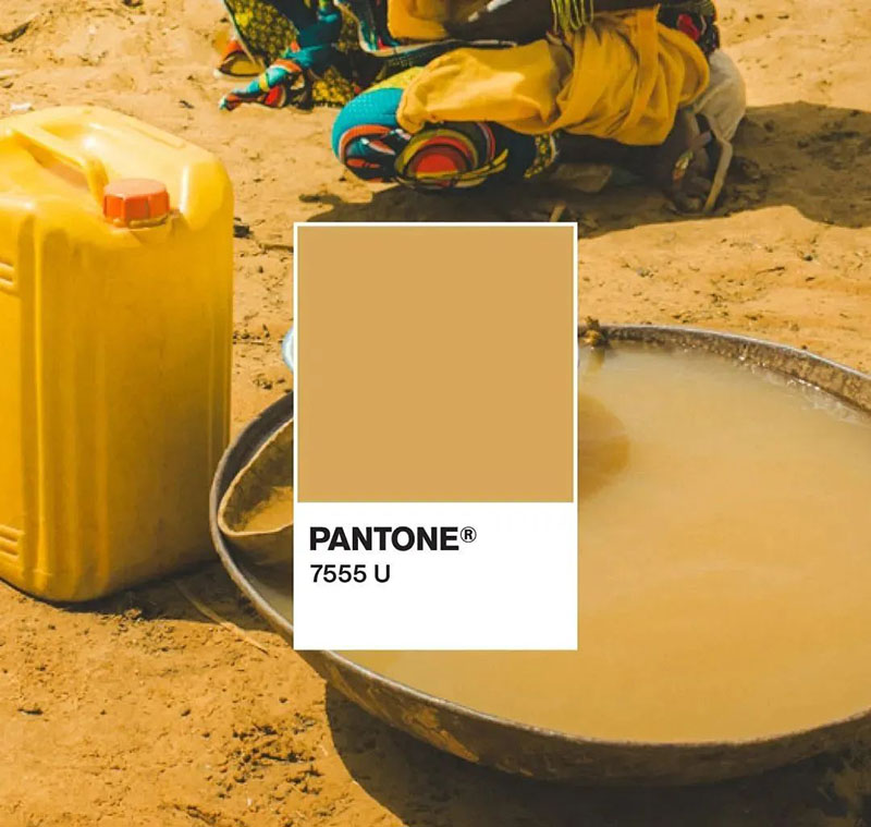 PANTONE通過(guò)公益項(xiàng)目“臟水的顏色”，以提高公眾對(duì)水資源危機(jī)的認(rèn)識(shí)(圖12)