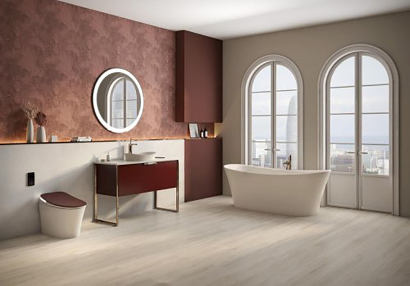 0 (2).jpeg PANTONE聯(lián)合西班牙衛(wèi)浴品牌Roca發(fā)布全新色彩“酷瑪紅”(圖2)