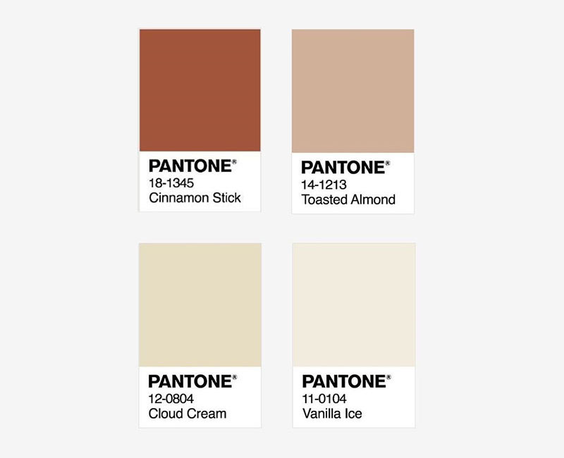 PANTONE棕色搭配 PANTONE棕色搭配