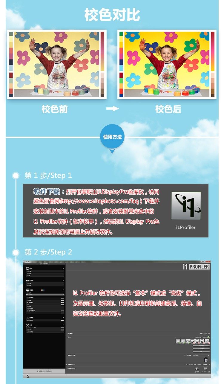 i1 Display Pro 專(zhuān)業(yè)廣色域顯示器投影儀筆記本色彩管理 色彩還原 校色儀