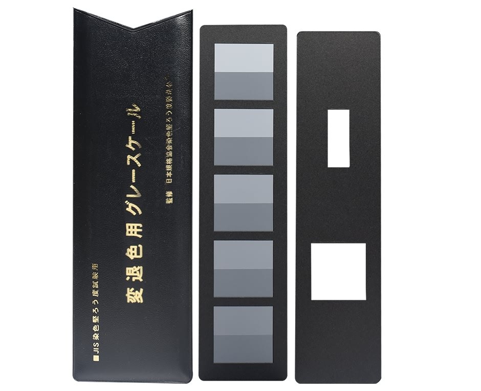 	 JIS日標(biāo)變退色用灰色樣卡(圖6)