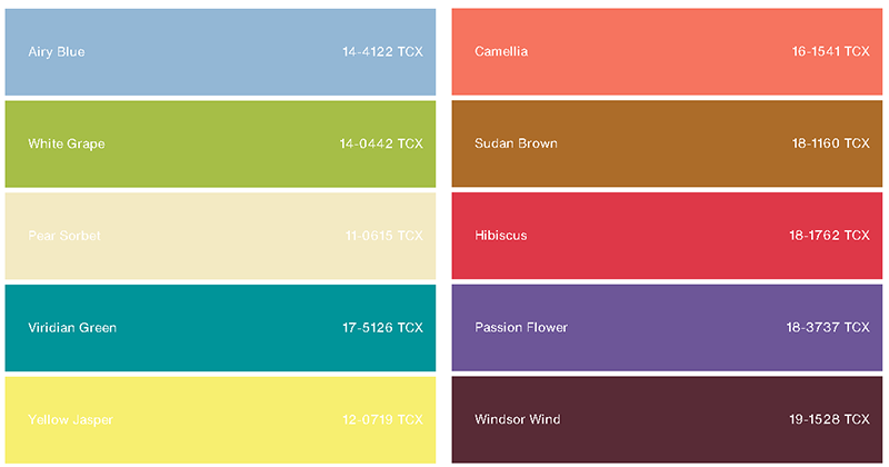 潘通2025春夏色彩趨勢 潘通2025春夏色彩趨勢